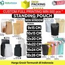 Standing Pouch VARIAN NON WINDOW DELKOCHOICE Plastik Klip TERMURAH