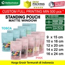 Standing Pouch VARIAN WINDOW DELKOCHOICE Plastik Klip Makanan TERMURAH