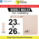 AMPLOP BUBBLE WRAP PINK 23x26cm RUSFET BUBBLE BAG MAILER PREMIUM