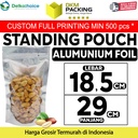 Standing Pouch 18x29cm TRANSMETZ ZIPLOCK ALU FOIL DELKOCHOICE TERMURAH