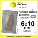 PLASTIK KLIP MATTE ZIPLOCK BAG KEMASAN AKSESORISS DELKOCHOICE TERMURAH