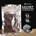 PLASTIK KEMASAN TRANSMETZ ZIPLOCK SACHET SASET BAG CLEAR METALIZING
