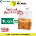 PLASTIK KLIP 16x27+22cm BUNGKUS ROTI DELKOCHOICE BREAD PREMIUM BAG