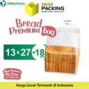 PLASTIK KLIP 13x27+18cm BUNGKUS ROTI DELKOCHOICE BREAD PREMIUM BAG