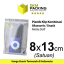 Plastik Klip ZIPLOCK Bag MATTE DOFF Kemasan Aksesoris DELKOCHOICE