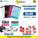 Polymailer PACK 15x25cm TERMURAH Plastik Packing OlShop EKONOMIS