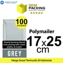 Polymailer GREY 17x25cm Amplop Plastik Packing Olshop PREMIUM / PACK