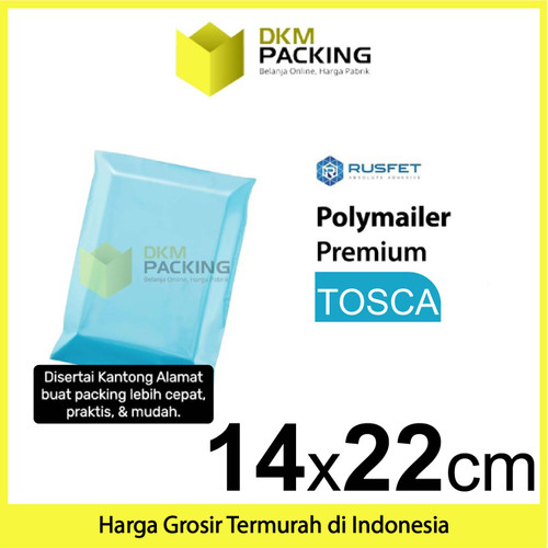 Polymailer TOSCA Amplop Plastik Packing Olshop PREMIUM MURAH/ SATUAN