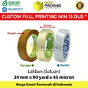 Lakban 24mmx90yard Plakban Isolasi OPP TAPE TERMURAH / SATUAN