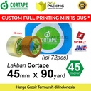 Lakban 45mm x 90yard Plakban Isolasi CORTAPE PREMIUM TERMURAH / DUS