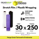 Plastik Wrapping Packing Stretch Film 30cm x 250m DELKOWRAP /SATUAN