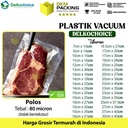 Plastik Vacuum Bag POLOS Vacum Vakum Sealer Makanan DELKOCHOICE