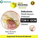 Plastik Vacuum Bag 7x12cm Emboss DELKOCHOICE Sealer Makanan Bintik