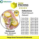 Plastik Vacuum Bag Emboss DELKOCHOICE Embossed Bintik Sealer Makanan