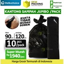 KANTONG PLASTIK SAMPAH HITAM TEBAL 90X120cm TRASH BAG JUMBO - PACK