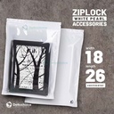 Plastik Klip ZIPLOCK Bag 18x26 Kemasan Aksesoris DELKOCHOICE TERMURAH