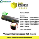 Plastik Vacuum BLACK Emboss Roll 5Meter Vakum Embossed DELKOCHOICE