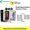 Plastik Klip ZIPLOCK Bag Kemasan Aksesoris Snack DELKOCHOICE TERMURAH