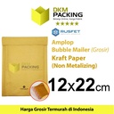 AMPLOP BUBBLE MAILER KRAFT PAPER BUBBLE WRAP ENVELOPE RUSFET
