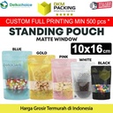 Plastik Klip Kemasan Variasi Ukuran 10cm Standing Pouch Sealer Makanan