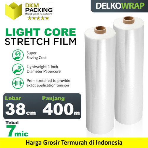 Plastic Wrap Stretch Film 50cm Plastik Wrapping DELKO WRAP /SATUAN