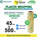 Plastik Cling Wrap 45cm x 500m FOOD GRADE Food Wrapping /SATUAN