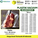 Plastik Vacuum Bag POLOS EMBOSS Vacum Vakum Sealer DELKOCHOICE /SATUAN