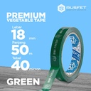 Lakban Sayur FRESH 18mm x 50m Plakban Isolasi PREMIUM TERMURAH /DUS