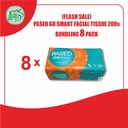[FLASH SALE] Tissue PASEO GO SMART Facial 200s isi 8 Pack (PASEO GO)