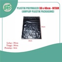 Plastik Polymailer 30 x 40cm - HITAM (Amplop Plastik Packaging)