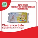 [SUPER MURAH] Tissue PASEO Baby Wet Tissue Chamomile 50s (TISU BASAH)