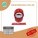 Lakban STAR TAPE FRAGILE MERAH (48mm x 65Meter)