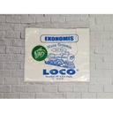 KANTONG PLASTIK HD LOCO EKONOMIS PUTIH UK 24