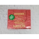 KANTONG PLASTIK HD LOCO EKONOMIS MERAH UK 24