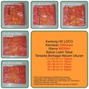 KANTONG PLASTIK HD LOCO TEBAL MERAH KEMASAN 500GRAM