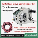Dual Drive Wire Feeder Mesin Las Mig CO2 Kabel Cable Sambungan SET