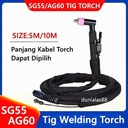 Torch SG55 Plasma Cutting SG-55 SG 55 AG60 CUT60 Panjang Kabel 5M 10M