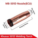 MB501D Sparepart Keramik Tip Holder Nozzle Kontak Tip Utk 501D Torch