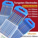tungsten argon tungsten tig kawat las tungsten electrodes utk mesinlas
