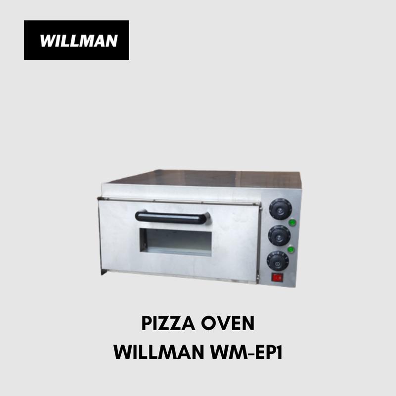 Oven Listrik Pizza Stone Electric Commercial 1 Deck Dasar Batu WILLMAN