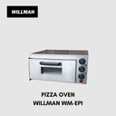 Oven Listrik Pizza Stone Electric Commercial 1 Deck Dasar Batu WILLMAN