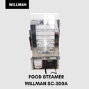 Food Steamer Mesin Kukus Penghangat Dimsum Bakpao Curved Glass SC-500A