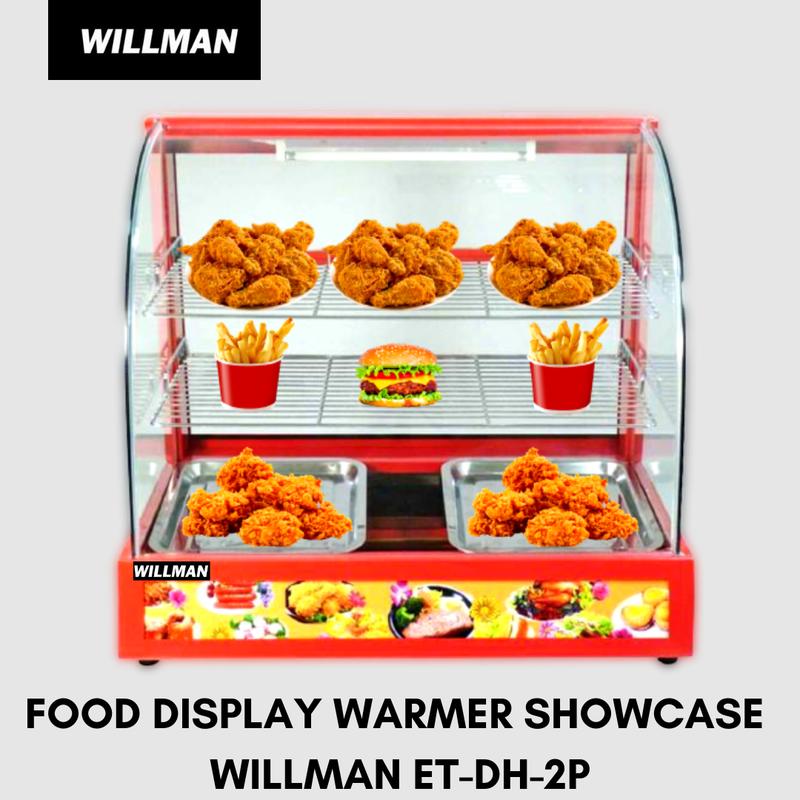 Warming Showcase / Display Penghangat Makanan Dengan Lampu