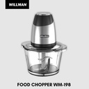 Food Chopper Blender WILLMAN WM-198 Giling Daging Bumbu Rempah Dapur