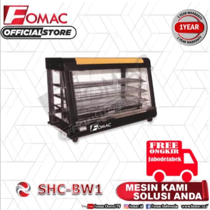 Mesin Showcase Penghangat Makanan SHC-BW1 FOMAC