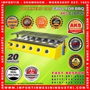 Kompor Pemanggang Gas Griller Roaster Ayam / Sate BBQ 6 Tungku CLBBQ6