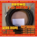 SELING BAJA Pembelian min 48 Meter Ukuran 18 mm (6 x 37 IWRC)