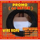 Kawat Seling PROMO 44 Meter Wire Rope 12 mm (6 x 19 IWRC)
