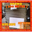 PROMO KAWAT SELING 500 METER Wire Rope 11 mm (6 x 12 F.C)