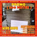 Kawat Seling PROMO 500 Meter Wire Rope 11 mm (6 x 12 F.C)